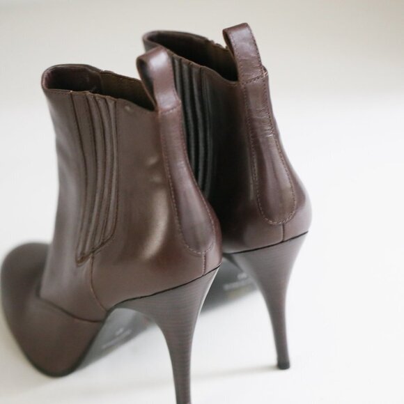 French Connection Dark Brown  Stiletto Booties - Picture 5 of 10